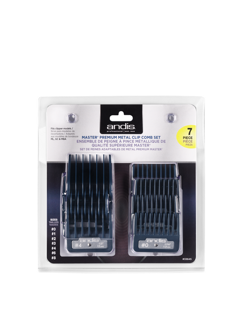 Andis Master® Premium Metal Clip Comb Set