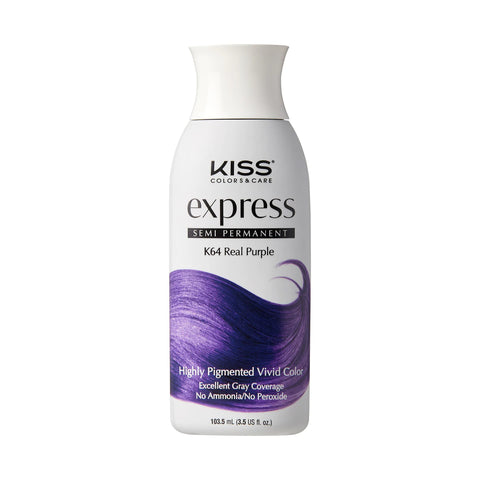 KISS Express Semi-Permanent Hair Color - K64 Real Purple