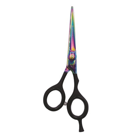 Black Ice Professional Stylish Off Set Grip Holo & Black 5" Shear