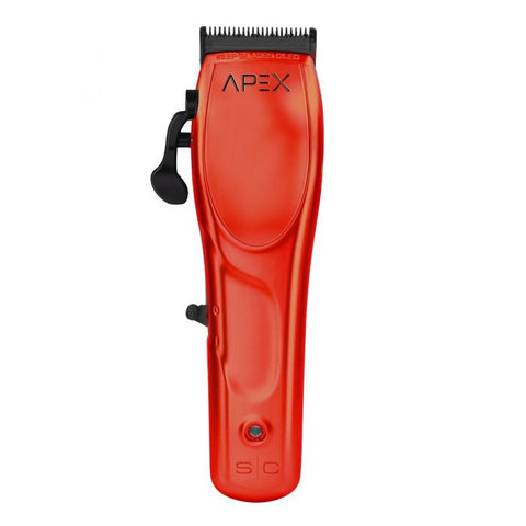 Stylecraft Apex Professional Motor Modular Metal Hair Clipper - Red