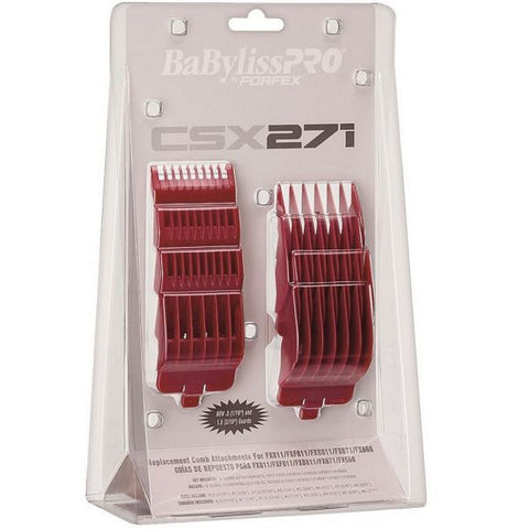BaBylissPRO® CSX271 Red Comb Set for All 811 Models, FX665, FX668, FX671
