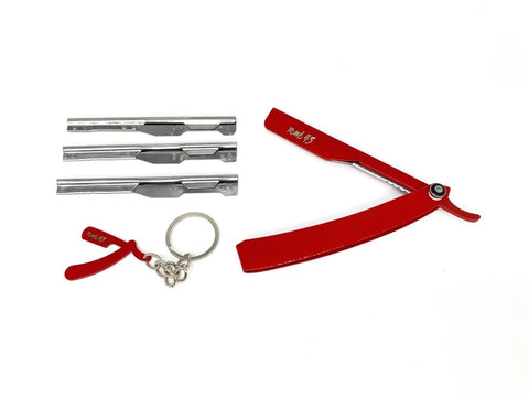 Tomb45 Triple Cartridge Razor Holder - Limited Edition Red