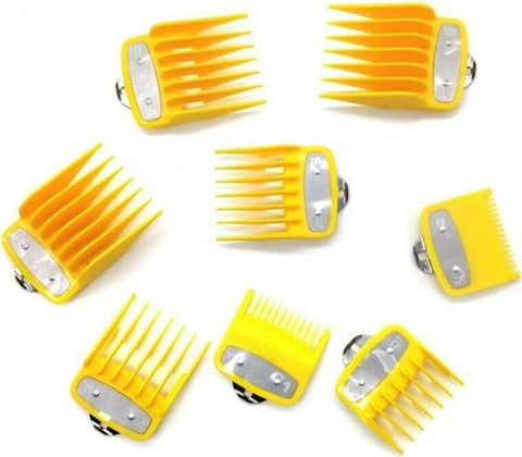 Premium Clipper Guide Set 8pc - Yellow