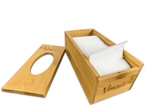 Vincent Bamboo Neck Strip Dispenser #VT166