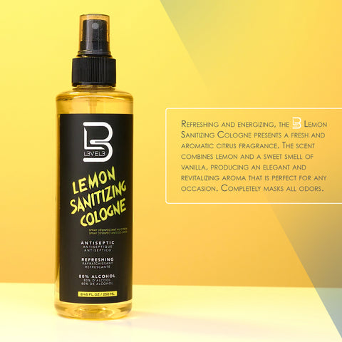 L3VEL3™ Lemon Sanitizing Cologne