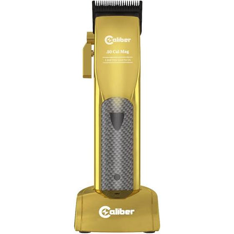 Caliber Limited Edition Gold .50 Cal Mag High Speed Magnetic Motor Cordless Clipper