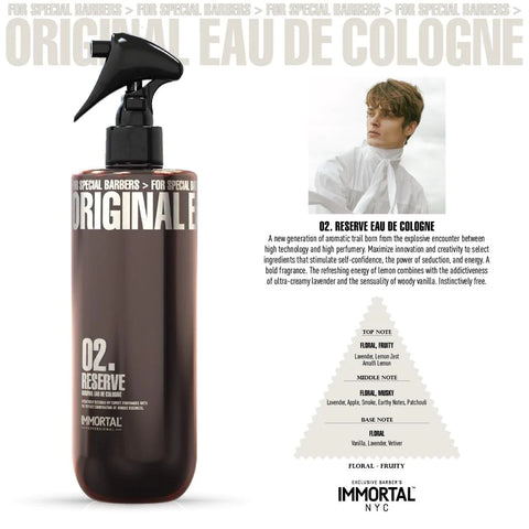Immortal NYC Reserve 02. Eau De Cologne 500ml