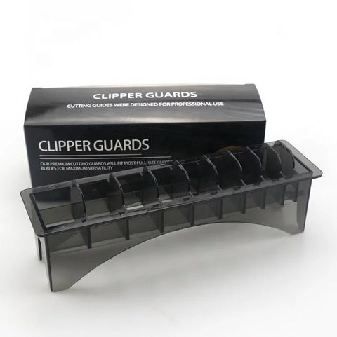 Black Clipper Guard Storage Tray - 10 Slot