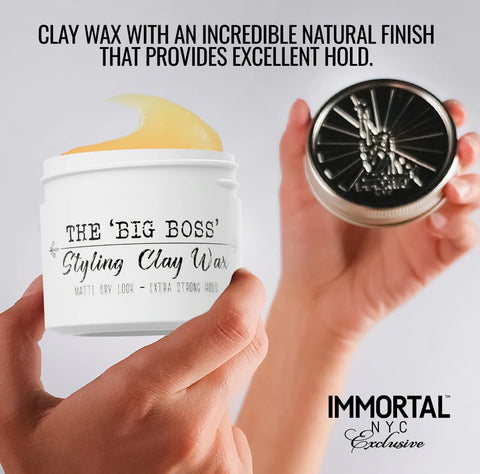Immortal NYC The "Big Boss" Styling Clay Wax