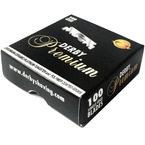 Derby Premium Single Edge Razor Blades - 100 Blades