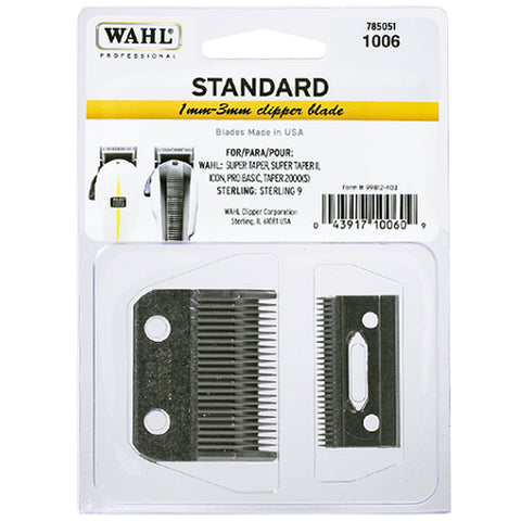 Wahl Standard 1mm-3mm 2-Hole Clipper Blade #1006