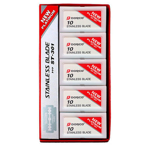 DORCO ST301 Double Edge Razor Blade 100ct