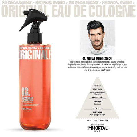 Immortal NYC Reserve 03. Eau De Cologne 500ml