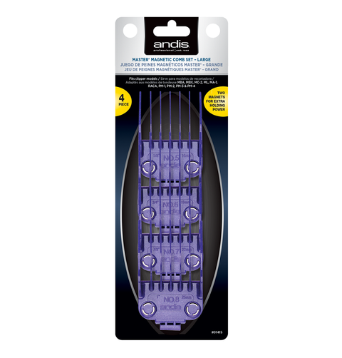 Andis Master® Dual Magnet Large 4-Comb Set