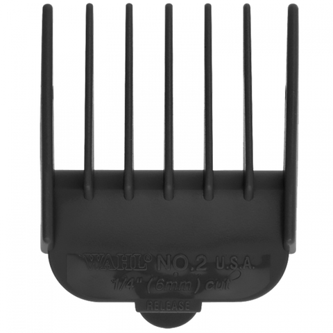 Wahl #2 Nylon Cutting Guide Comb - Black (1/4") #03124-001