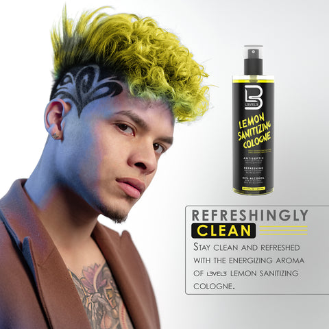 L3VEL3™ Lemon Sanitizing Cologne