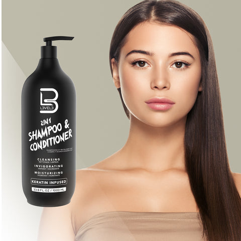 L3VEL3™ 2 IN 1 Shampoo & Conditioner