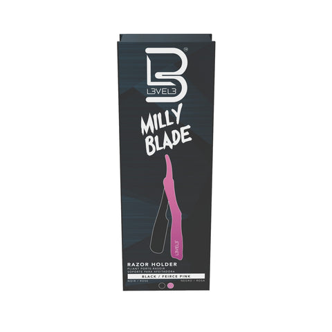 L3VEL3™ Milly Clutch Razor Holder - Black / Fierce Pink