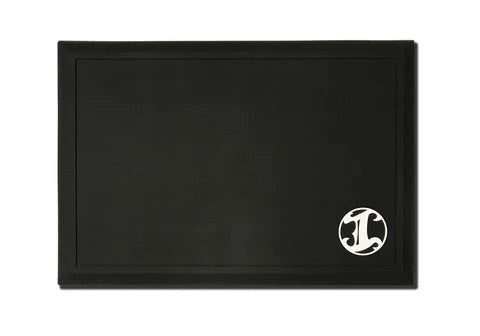 Irving Barber Company Station Mat - Black / White Logo