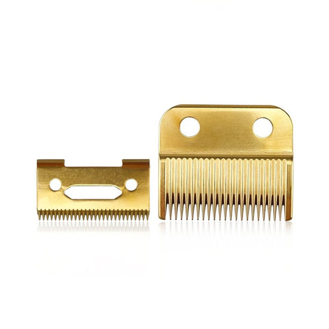 Gold Staggertooth Replacement Blade Set - Wahl Clippers
