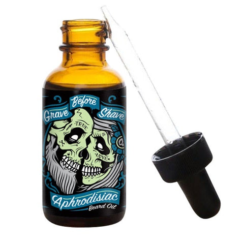 GRAVE BEFORE SHAVE™ Aphrodisiac Blend Beard Oil 1oz. (Cedar / Leather Scent)