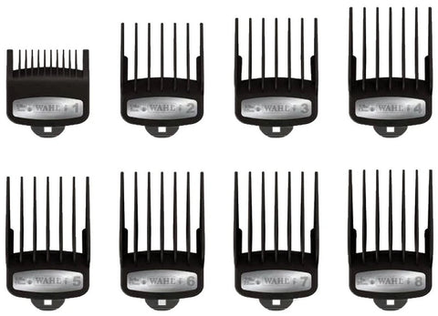 Wahl Premium Cutting Guides #1 - #8 With Organizer