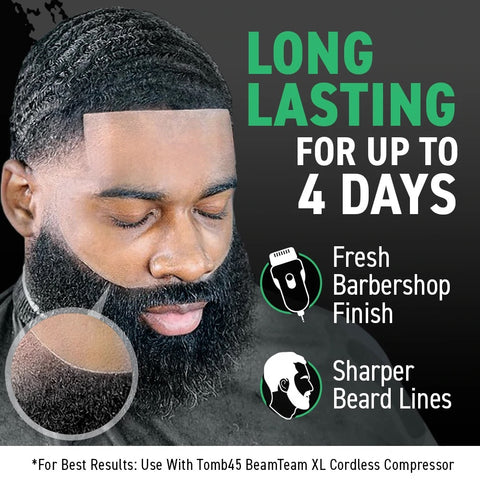 Tomb45™️ No Drip Beard & Line up Color Enhancement - Brown/Black