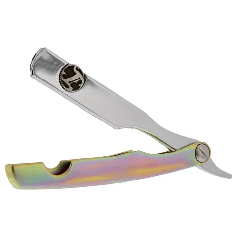 Irving Barber Company Chrome / Yellow Zinc Razor