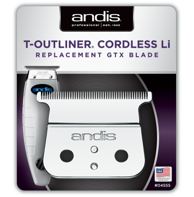 Andis Cordless T-Outliner® Li Replacement Deep Tooth GTX Blade - Carbon Steel
