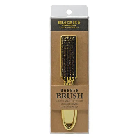 Black Ice Professional Cleaning & Clipper Brush - Gold