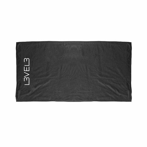 L3VEL3 ™ Professional Black Shaving Towel