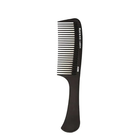 Black Ice Professional 8 1/2" Carbon Handle Comb
