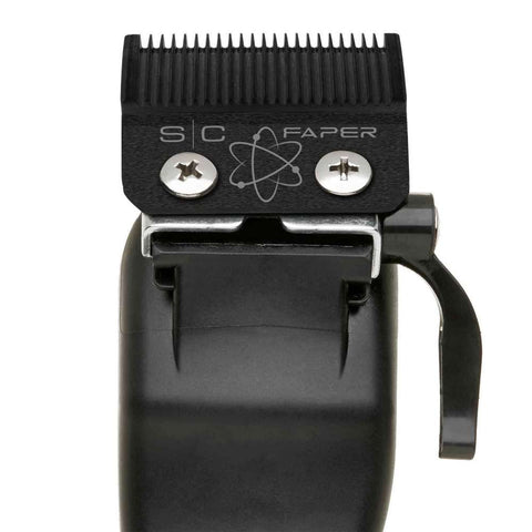 Stylecraft Replacement Fixed Black Diamond Carbon DLC Faper Hair Clipper Blade with Moving Black Diamond Carbon Slim Deep Tooth Cutter set