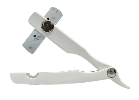 Irving Barber Company White Cerakoted Razor