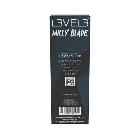 L3VEL3™ Milly Clutch Razor Holder - Midnight Black