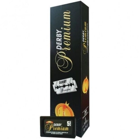 Derby Premium Double Edge Stainless Razor Blades – 100ct