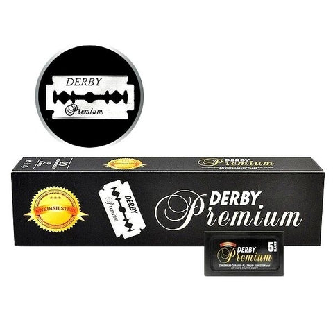 Derby Premium Double Edge Stainless Razor Blades – 100ct