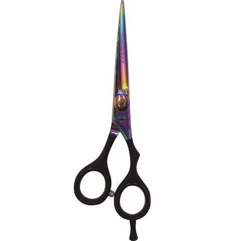 Black Ice Professional Stylish Off Set Grip Holo & Black  5.5" Shear