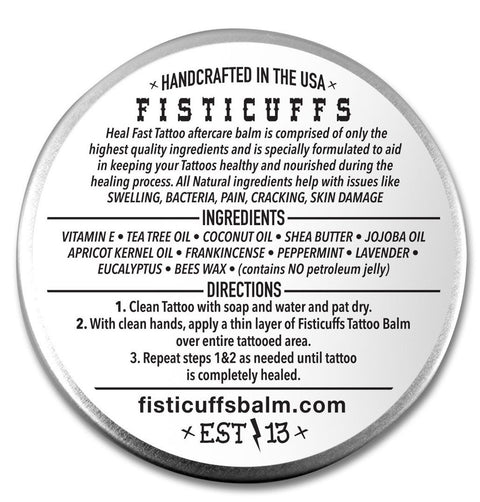 Fisticuffs Heal Fast Tattoo Balm