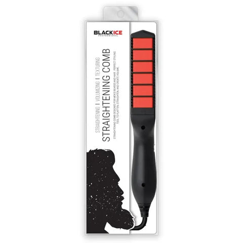 Black Ice Professional Electric Hair & Beard Straightening Comb