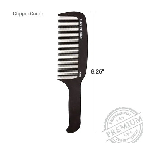 Black Ice Professional 9" Carbon Clipper Comb