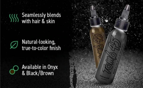 Tomb45™️ No Drip Beard & Line up Color Enhancement - Brown/Black