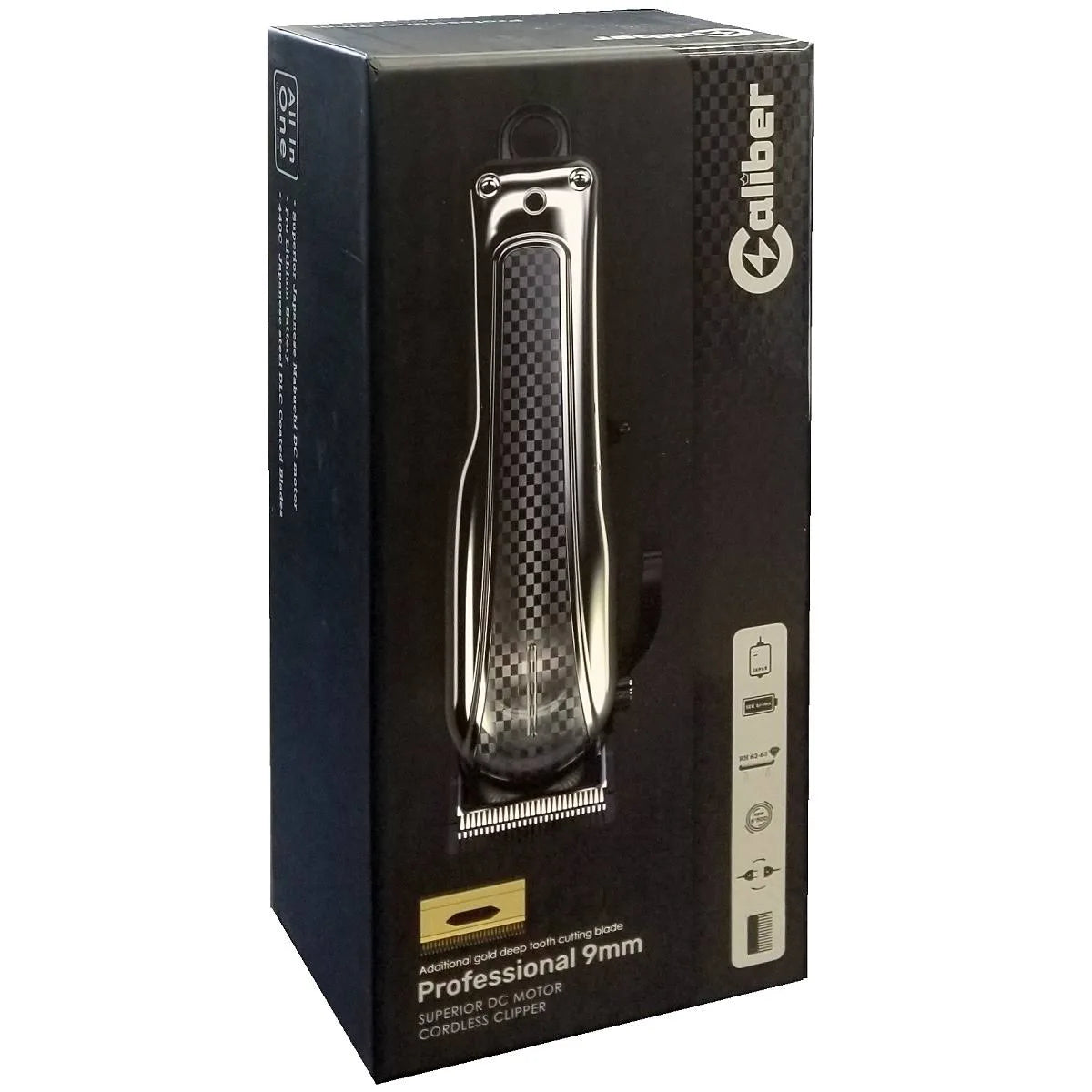 Caliber Professional 9mm Mabuchi DC Motor Cordless Clipper Jersey