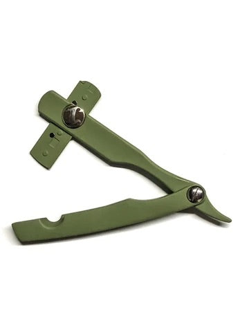Irving Barber Company Green Cerakoted Razor
