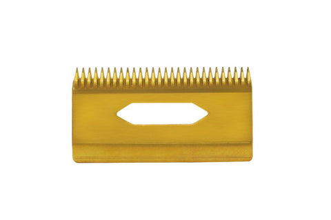 Gamma+ Replacement Black Diamond Fixed Taper Blade With Gold Titanium Deep Tooth Cutter