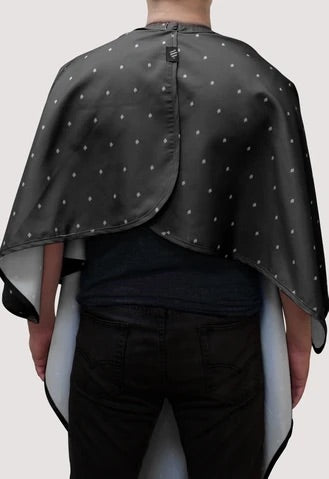Barber Strong The Barber Cape - Black / White