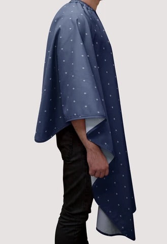 Barber Strong The Barber Cape - Blue / White