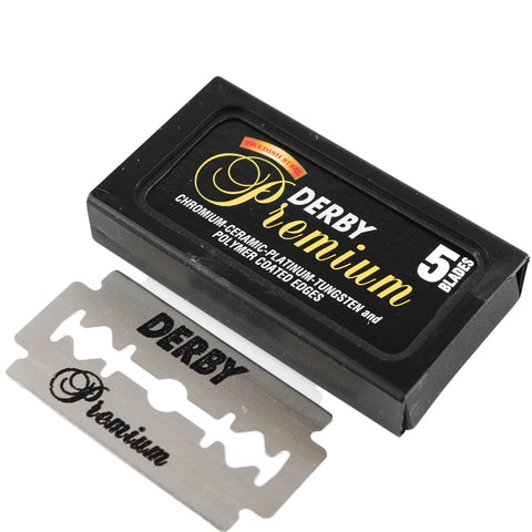 Derby Premium Double Edge Stainless Razor Blades – 5ct