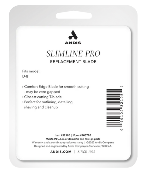 Andis Slimline® Pro Li Trimmer Replacement Blade Set - Carbon Steel