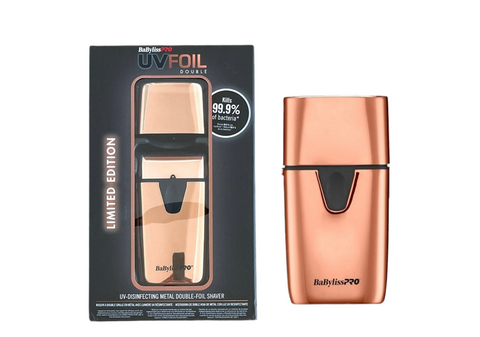 BaBylissPRO® Rose Gold UV Double Foil Shaver